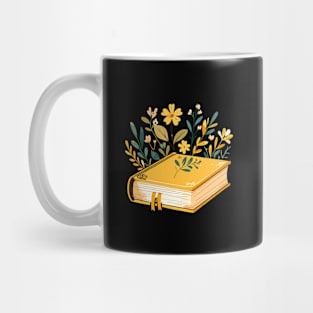 Floral Book Mug